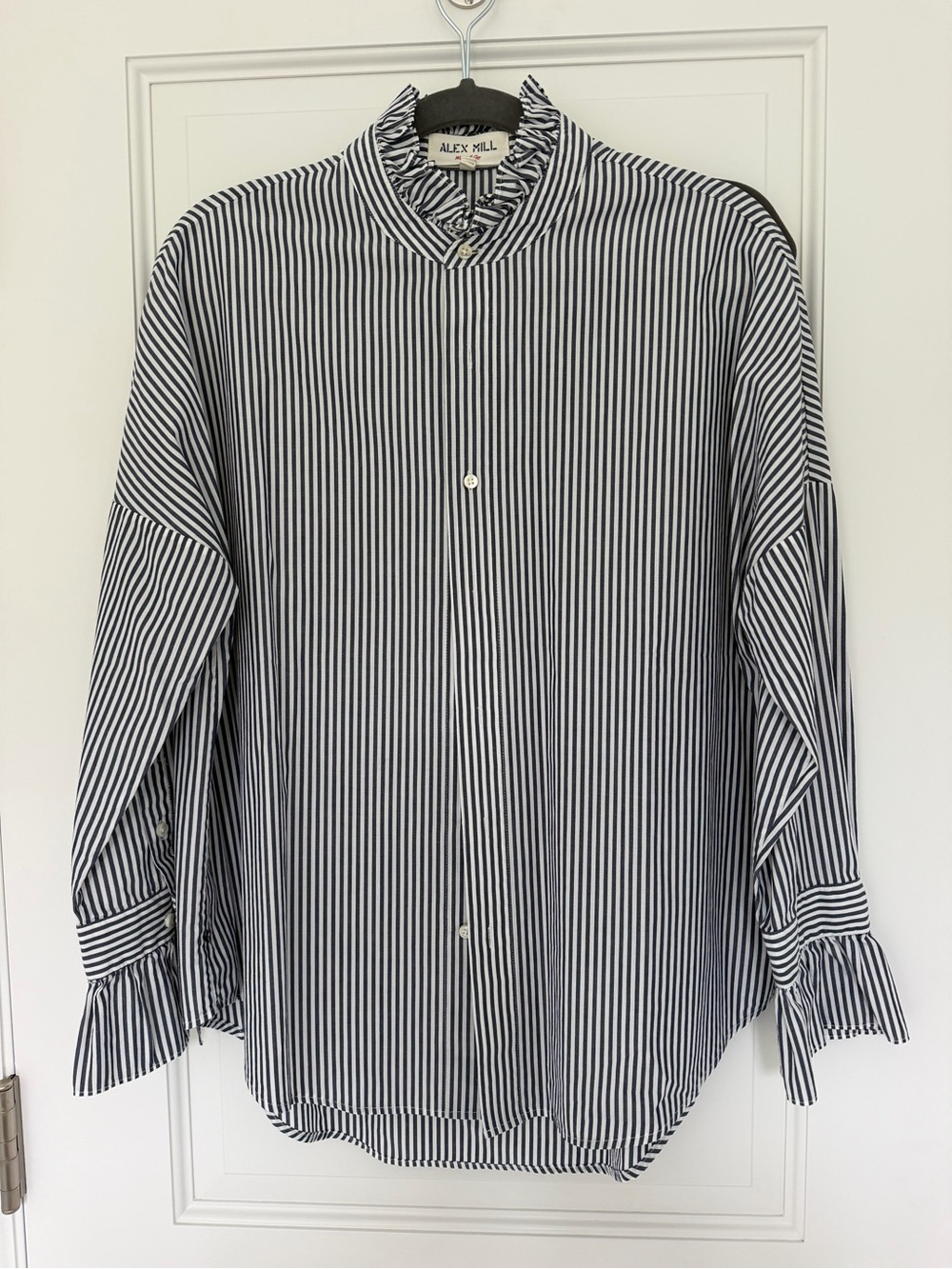 Alex Mill Easy Ruffle Shirt - Picture 5 of 8